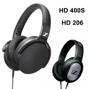 For Sennheiser HD 400S / HD 206 Headphones Wired Headset Over Ear Black - Picture 1 of 13