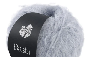 (kg/138€) NEU! BASTA Lana Grossa 50g Fb. 04 silbergrau federzarter Flausch - Bild 1 von 4