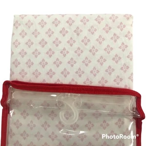 FAO Schwartz Baby Infant Fitted Crib Sheet Pink 200 Thread Count Cotton New - Picture 1 of 5