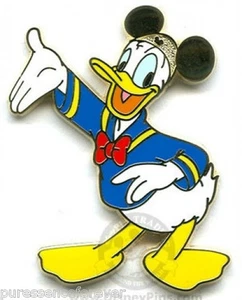WDW/DLR Golden Ear Sombrero Colección: Pin Pato Donald - Imagen 1 de 1
