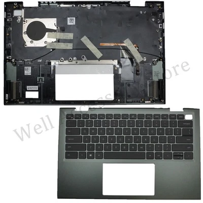 Nuevo teclado Dell Inspiron 14 5410 7415 2 en 1 14" verde reposamanos con retroiluminación EE. UU. Foto 1 de 4