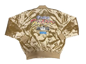 Chaqueta Sega Saturn Virtua Fighter Japón Videojuego Novedad Vintage Talla Única Dorada - Imagen 1 de 20