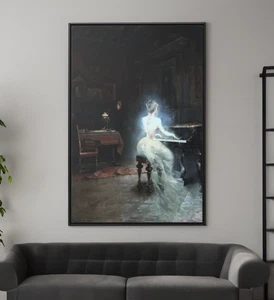 George Roux Spirit Canvas/Poster Wall Art - Living Room Painting Print - Picture 1 of 19