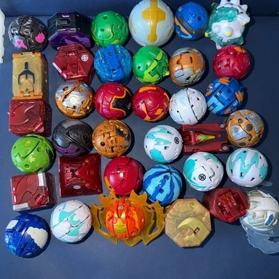 Bakugan Battle Brawlers Mixed Figures Bundle Lot of 36 and Some Cards - Image 1 of 4