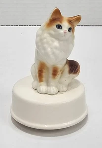 Music box gatto seduto usato made in Japan - Foto 1 di 7