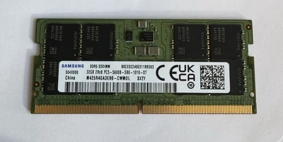 Memória RAM M425R4GA3EB0-CWMOL para Notebook Samsung 32GB DDR5 5600 MHz PC5-5600B SODIMM - Imagem 1 de 2