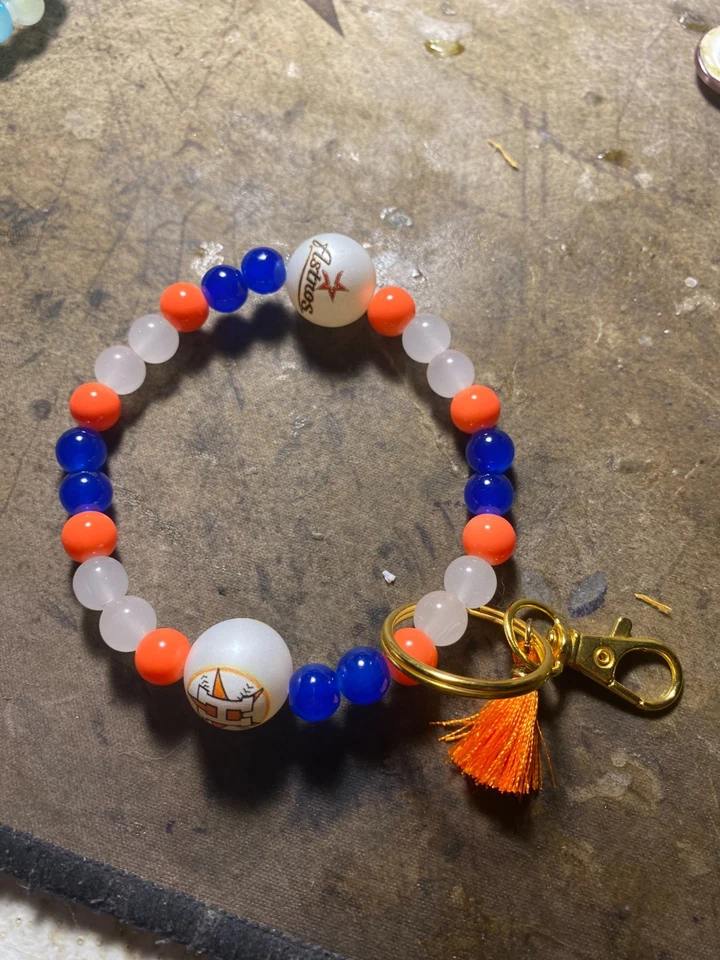 Houston Astros phone charm, tumbler charm, keychain, bracelet - Image 1 of 1