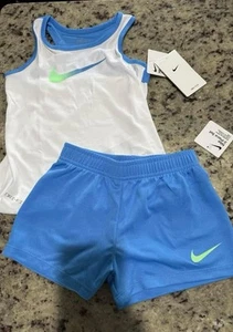Nike 2 Pc Girls Short Set NWT Size 6 - Picture 1 of 1