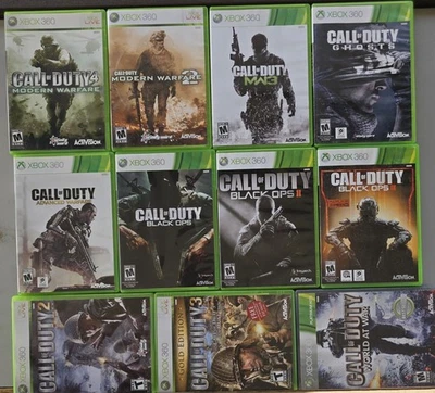 Call of Duty Xbox 360 Bundle (Modern Warefare, Black Ops, etc ) Lot of 11 Tested - Image 1 of 4