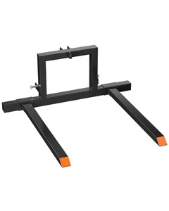 3 Point Hitch Pallet Fork 1500 lbs Capacity Adjustable Pallet Fork Attachment... - Picture 1 of 7