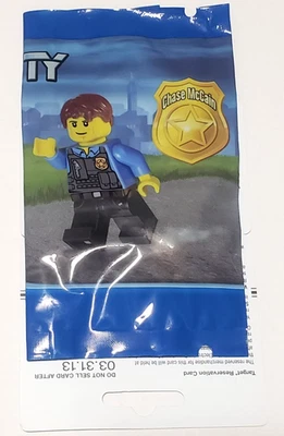 LEGO SEALED POLYBAG CHASE MCCAIN MINIFIGURE TARGET PROMO MISB + CARD - Image 1 of 2
