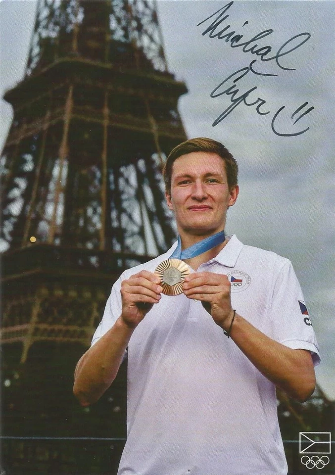 MICHAL CUPR  ( TCH ) - FECHTEN - Weltmeister; Olympiasieger - Originalautogramm - Bild 1 von 1