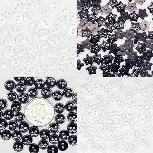 7mm Mini Buttons Micro Button for Tiny Dolls Clothes Scrapbooking Craft 25PCS - Picture 1 of 5