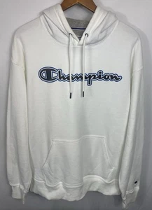 Champion Hombre XL BLANCO Sudadera con Capucha con Logo Frontal - Imagen 1 de 18