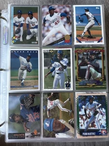 Pedro Martinez Lot 27 Cards Dodgers Expos Red Sox HOF Pitcher - Picture 1 of 3