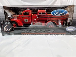 HIGHWAY 61 #50322 1941 FORD FIRE PUMPER E-54 1:16  (new in box Read Details) - Picture 1 of 4