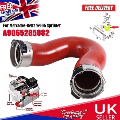 TURBO INTERCOOLER HOSE PIPE SILICONE FOR  MERCEDES Sprinter 906 A9065285082 - Image 1 of 4