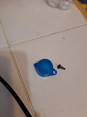 1968 1969 年 1970 年福特 FAIRLANE TORINO MUSTANG SPEEDOMETER 镜头蓝色散珠盖 — 第 1/2 张图片