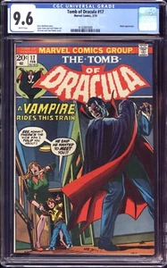 TOMB OF DRACULA #17 CGC 9.6 White Pages!  EARLY BLADE APPEARANCE! - Picture 1 of 2