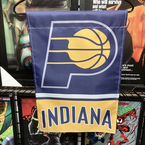 Indiana Pacers Garden Flag 12x18 Two Sided Cover