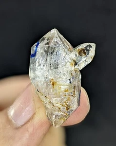 Natural Skeletal Window Enhydro Quartz Moving Bubble Crystal Point Specimen - Imagen 1 de 9