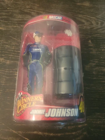 Winner's Circle 2008 NASCAR #48 Jimmie Johnson Race Figure Lowe's Blue Firesuit Cover