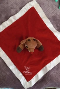 Rudolph The Red Nosed Reindeer Lovey Security Blanket Baby’s First Christmas - Picture 1 of 5