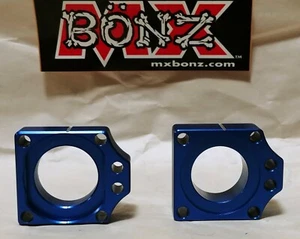 HONDA CR125R 2000-2007 REAR WHEEL AXLE BLOCKS CR125R CHAIN ADJUSTER HONDA CR125R - Picture 1 of 2