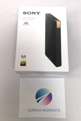 SONY NW-ZX707 WALKMAN 64GB Hi-Res ZX Series Audio Player Black - Image 1 of 3