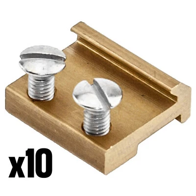 10x Schienenverbinder 15 mm für Gleise Spur-G Garteneisenbahn Anlagenbau Zubehör - Bild 1 von 4