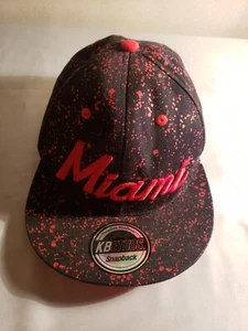 KB Ethos Miami Adjustable Flat Bill Hat Snapback - Bild 1 von 7