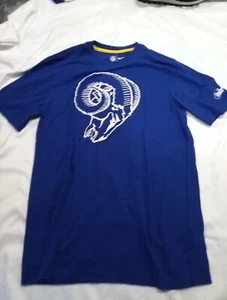 NFL Los Angeles Rams Nike Rewind Blue Med Short Sleeves - Picture 1 of 10