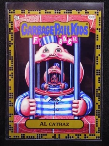 GPK 2011 Flashback Series 2 GOLD Border Parallel Card #60b AL Catraz #1, FB2 FS2 - Picture 1 of 2