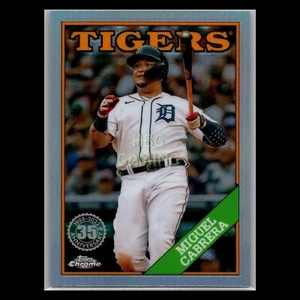 2023 Topps: Chrome Baseball - #88BC-4 Miguel Cabrera - Detroit Tigers - Picture 1 of 2