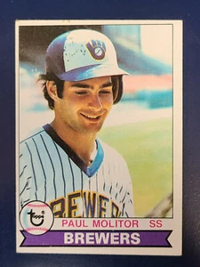1979 Topps Baseball Card #24 Paul Molitor Milwaukee Brewers - Picture 1 of 2
