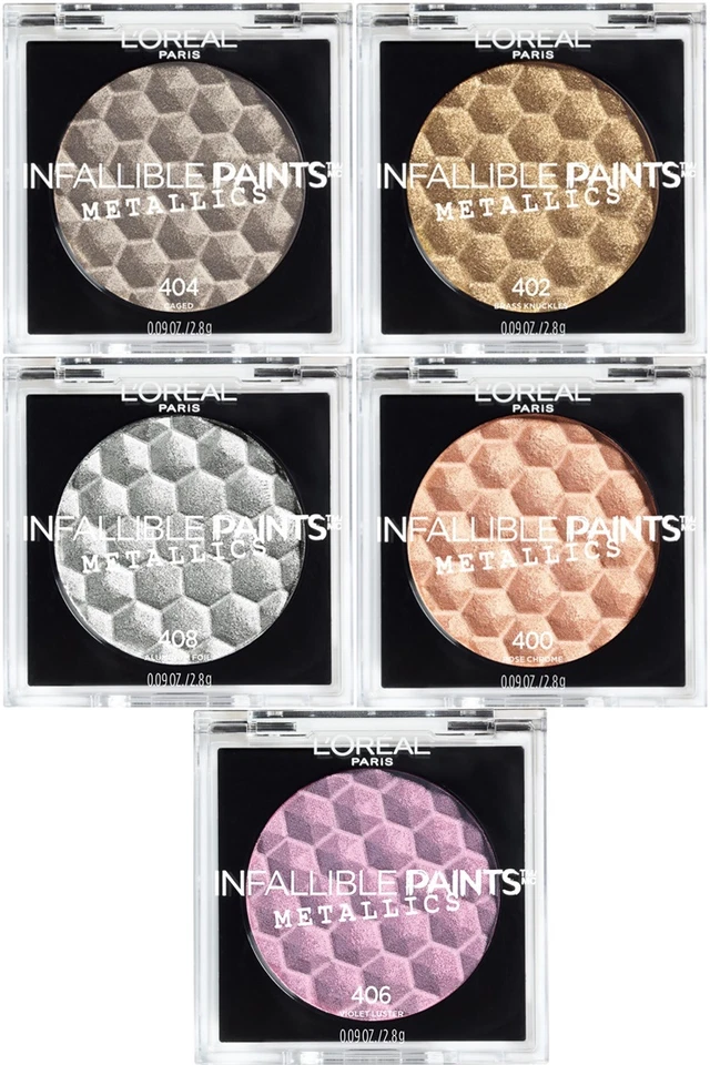L'oreal Infallible Paints Metallics Eyeshadow You Choose - Image 1 of 1
