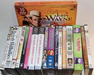 19 TV Series & Westerns DVDs Carol Burnett Mash Munsters Lot Most Mint Condition - Imagen 1 de 5