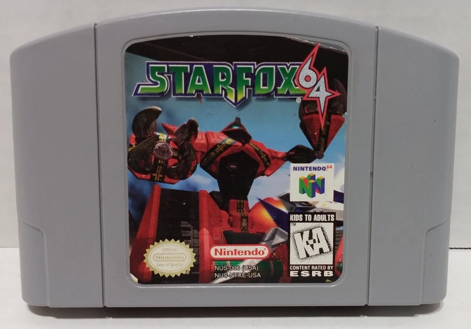 Star Fox 64 Game N64 Star Fox 64 Video Game Nintendo 64 AUTHENTIC FREE SHIPPING - Image 1 of 4