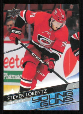 2020-21 Upper Deck #494 Steven Lorentz Young Guns RC - Image 1 of 2