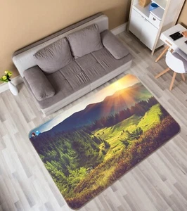3D Sunshine Peak K1416 Non Slip Rug Mat Elegant Photo Carpet Panda 2023 - Picture 1 of 5