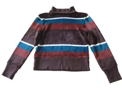 Camisa De Colección Reino Unido Años 80 Edad 9 Marks & Spencer Marrón Terciopelo 26" Pecho Hecha en Francia Foto 1 de 4