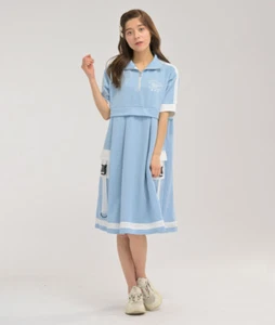 Sanrio Cinnamoroll Half Zip One-Piece Dress Women M Size Japan Limited Cosplay - Picture 1 of 9
