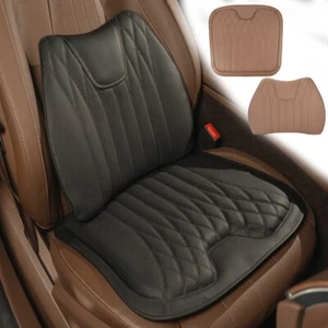 Car Front Seat Cushion Chair Office Lumbar Back Support Waist Pillow Memory Foam - Picture 1 of 17