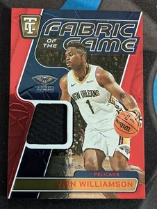2024-25 Totally Certified Fabric of the Game Zion Williamson GAME WORN Mem /75 - Picture 1 of 2