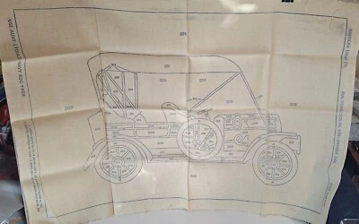 Aunt Lydia #620 Antique Car Rug Hooking Punch Pattern Vtg - Image 1 of 4