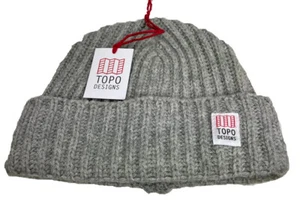 Topo Designs Knit Merino cold weather hat adult medium - Medium/Large head size - Picture 1 of 3
