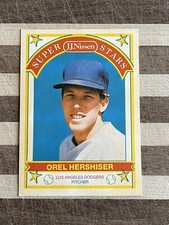 1989 JJ Nissen Super Stars Baseball Orel Hershiser Card #18