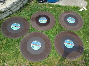 Box of 5 Norton 20" x 3/16" x 1" 69078609033 Gemini Chop Saw Cut-off Wheels  - Picture 1 of 3