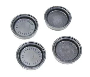 SET OF 4 UK MADE BRAKE WHEEL CYLINDER CUP SEALS 1 3/8" BORE SIZE - Picture 1 of 1