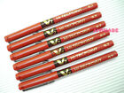 6 x Pilot V7 Hi-Tecpoint 0.7mm Fine Point Pure Liquid Ink Rollerball pen, Red